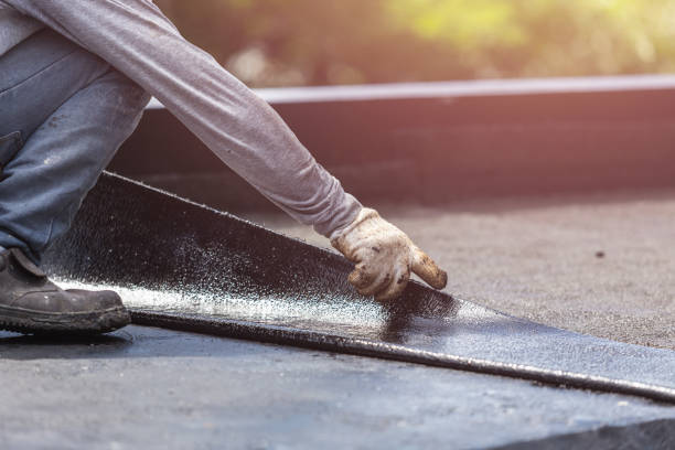 Professional Waterproofing technician working in New Richmond, OH